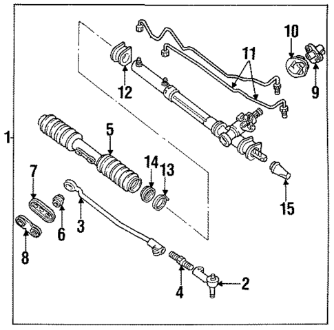 Steering Gear & Linkage for 1995 Buick Skylark #0