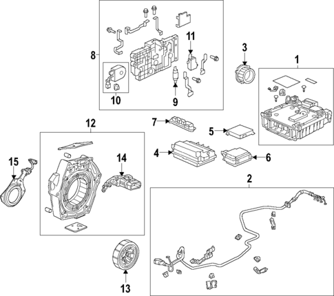 Hybrid Components for 2016 Honda CR-Z #0