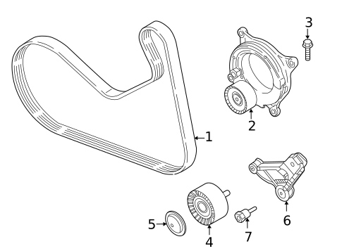 Belts & Pulleys for 2023 BMW M4 #0