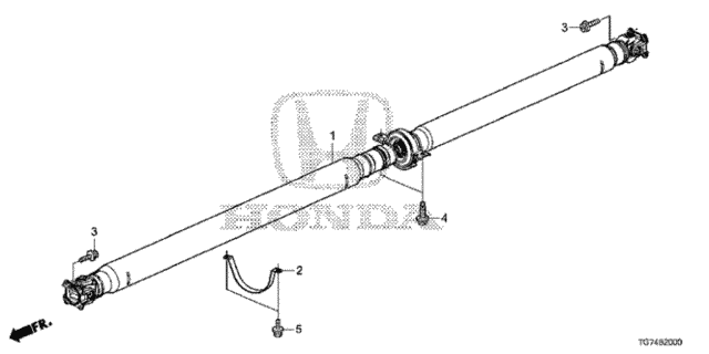 Propeller Shaft for 2016 Honda Pilot #0