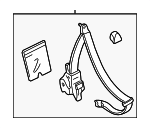 4824ST7A05ZA - Electrical: Belt &amp; Retractor for Acura: Integra Image