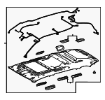 633000E909B0 - Body: Headliner for Toyota: Highlander Image