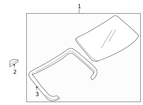 Glass & Hardware - Back for 2012 Mazda 6 #0