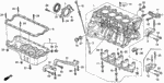 15140PM3000 - Engine: ORIFICE ASSY., OIL PASSAGE for Honda Image