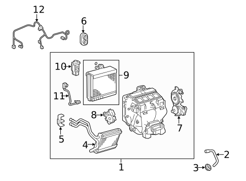 Heater for 2009 Toyota Camry #0