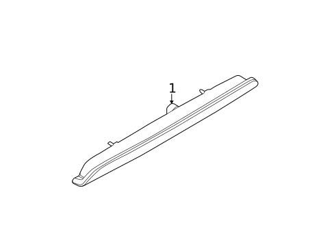 High Mounted Stop Lamp for 2012 Land Rover Range Rover Evoque #0