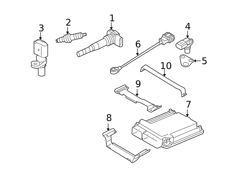 Powertrain Control for 2006 Audi A6 Quattro #0