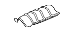 74601SDAA01 - Exhaust: Heat Shield for Honda: Accord Image