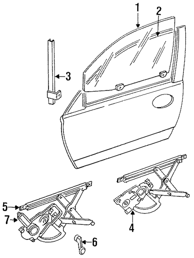 4769928 - Body: Glass for Mopar Image