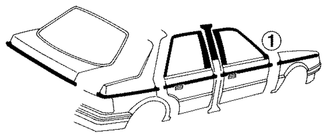 4364543 - Body: Black Out Tape for Mopar Image