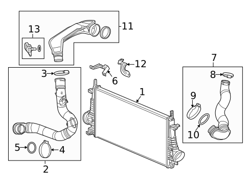 Intercooler for 2011 Saab 9-5 #0