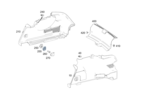 Luggage Compartment Covering for 2026 Mercedes-Benz CLA35 AMG #0