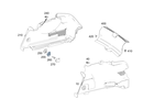 1186905501 - Covering and Lining: Trim, Load Compartment for Mercedes-Benz: CLA250, CLA35 AMG, CLA45 AMG, CLA45 AMG S Image