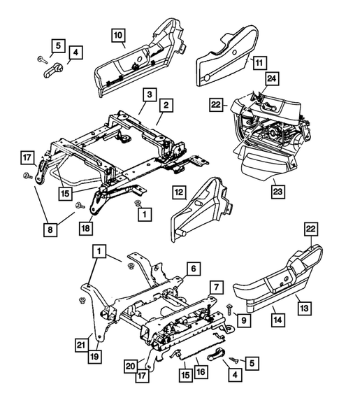 Adjusters, Covers, Shields, and Risers for 2007 Dodge Ram 1500 #0