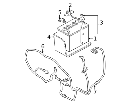 Battery for 2001 Mitsubishi Montero Sport #0