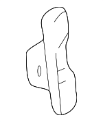 15988322 - Body: Window Trim Bracket for Chevrolet: Astro | GMC: Safari Image