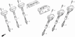 980795614N - Engine: SPARK PLUG (PZFR6F-11) (NGK) for Acura Image