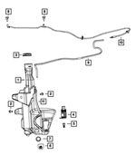 5152030AA - Electrical: Windshield Washer Pump Grommet for Mopar Image
