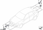 66209270501 - : Ultrasonic Sensor Plug Angled for BMW Image