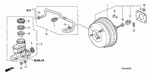 46407S84A01 - Chassis: CLAMP, TUBE for Honda Image