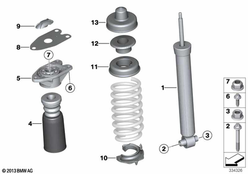 Rear Axle Suspension for 2019 BMW 230iX #1