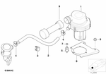 11721432867 - : Pressure Hose Assembly for BMW: Z3 2.8, Z3 M3.2 Image