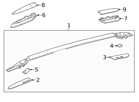 Luggage Carrier for 2013 Toyota RAV4 #1