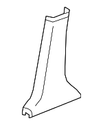 84121T90A01ZA - Body: Lower Center Pillar Trim for Honda Image
