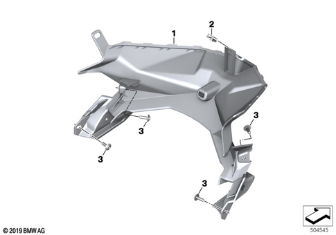 Motorcycle Trim Section, Windshield for 2020 BMW-Motorrad F 900 XR #15