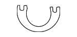 2323572100 - Suspension: Rear Lower Control Arm Shim for Mercedes-Benz Image