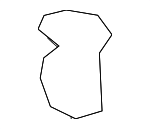 5553848010 - Body: Defroster Nozzle Hole Cover for Lexus: GX460 Image