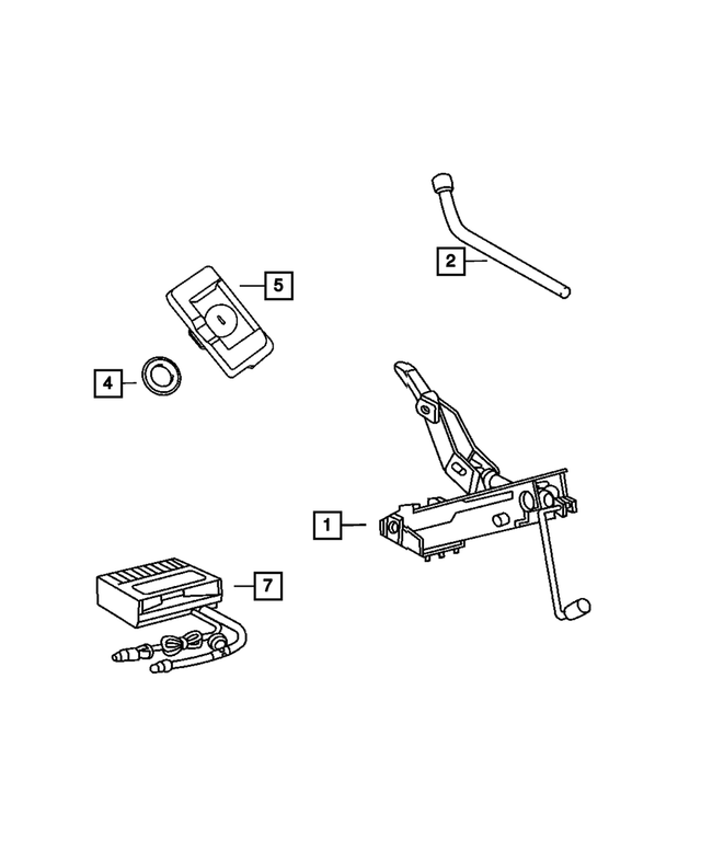 5170969AA - Wheels: Wheel Lug Nut Wrench for Mopar Image