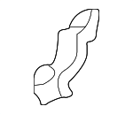 63331S3Y300 - : 2000-2006 Honda Insight - Bracket R Rear Wheelhouse Spats for Honda: Insight Image