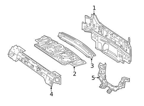 Rear Body for 2016 Mercedes-Benz E63 AMG S #1