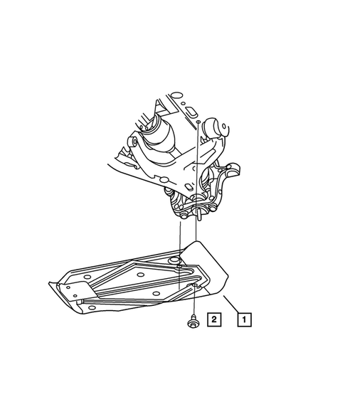 Front Axle Skid Plate for 2002 Dodge Ram 1500 #0