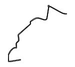 MB344717 - Body: Hose for Mitsubishi: Eclipse, Galant, Montero Image