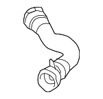 17127531579 - Cooling System: Upper Hose for BMW: 128i, 135i, 135is, 325i, 325xi, 328i, 328i xDrive, 328xi, 330i, 330xi, Z4 Image