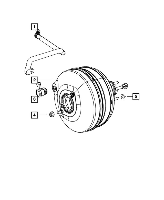 5183872AA - Brakes: Hex Lock Nut, Mounting for Mopar Image
