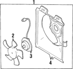 MB877089 - HVAC: Blade for Mitsubishi: Mirage Image