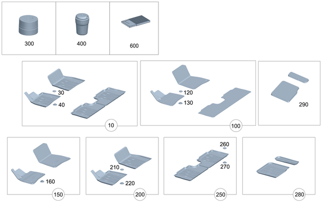 9983877 - Interior Equipment: Snap Fastener for Mercedes-Benz Image