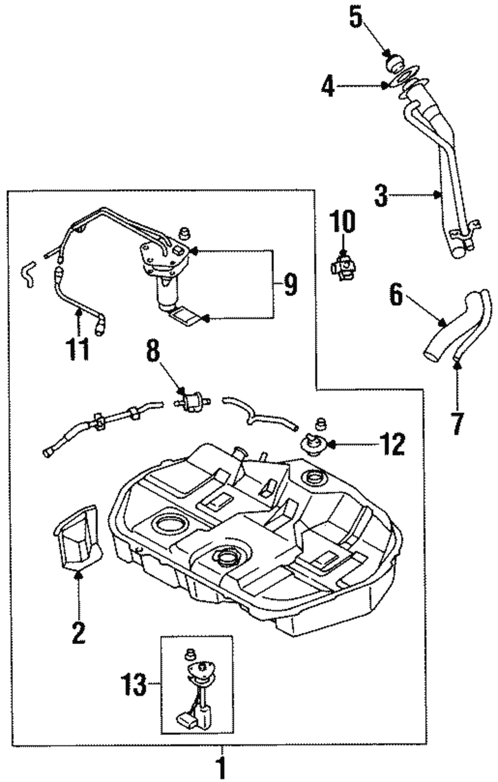 mygページ For Mitsubishi Mirage 1997-2002 MR135469 Fuel Level Sending