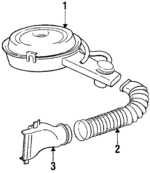 1257795 - Engine: Air Cleaner Duct for Buick: Regal | Oldsmobile: Cutlass Salon, Cutlass Supreme Image