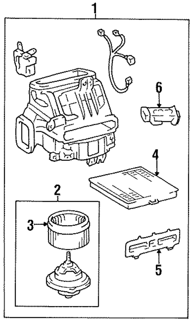 8889150030 - : Cabin Air Filter Cover for Lexus Image