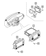 6509682AA - Electrical: Screw for Dodge: Hornet | Fiat: 500, 500E, 500L, 500X | Jeep: Cherokee, Compass, Renegade, Wagoneer S | Ram: ProMaster 1500, ProMaster 2500, ProMaster 3500, ProMaster City, ProMaster EV Image