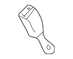 NC105762000 - Body: Seat Belt Receptacle for Mazda Image