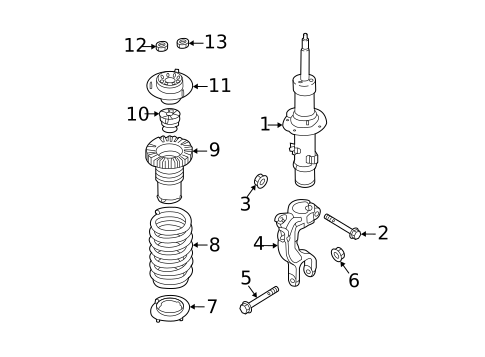 Struts & Components for 2024 Genesis GV80 #0