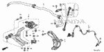 91565T7A003 - Chassis: CLIP, CONNECTOR for Honda Image