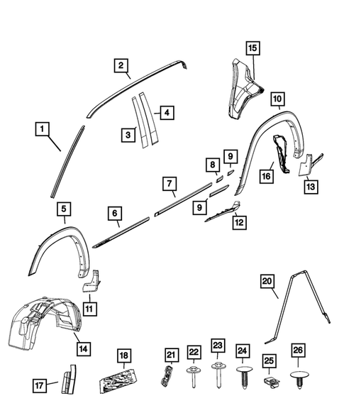 Moldings and Ornamentation for 2023 Ram 3500 #0
