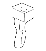 81144S0AJ01YA - : 2003-2007 Honda - Guide Headrest Lock *YR239L* (Ivory) for Honda: Civic, CR-V, Odyssey Image