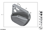 51425A686A3 - : Rear Door Trim Panel Left for BMW Image